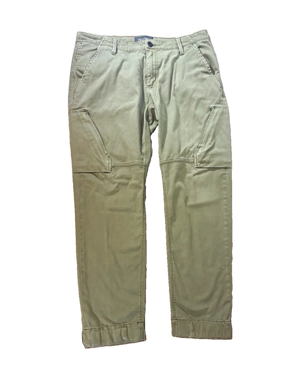 DUER Live Free Adventure Pants 36 Mens Loden Green Stretch Cargo Hiking MPTH1006
